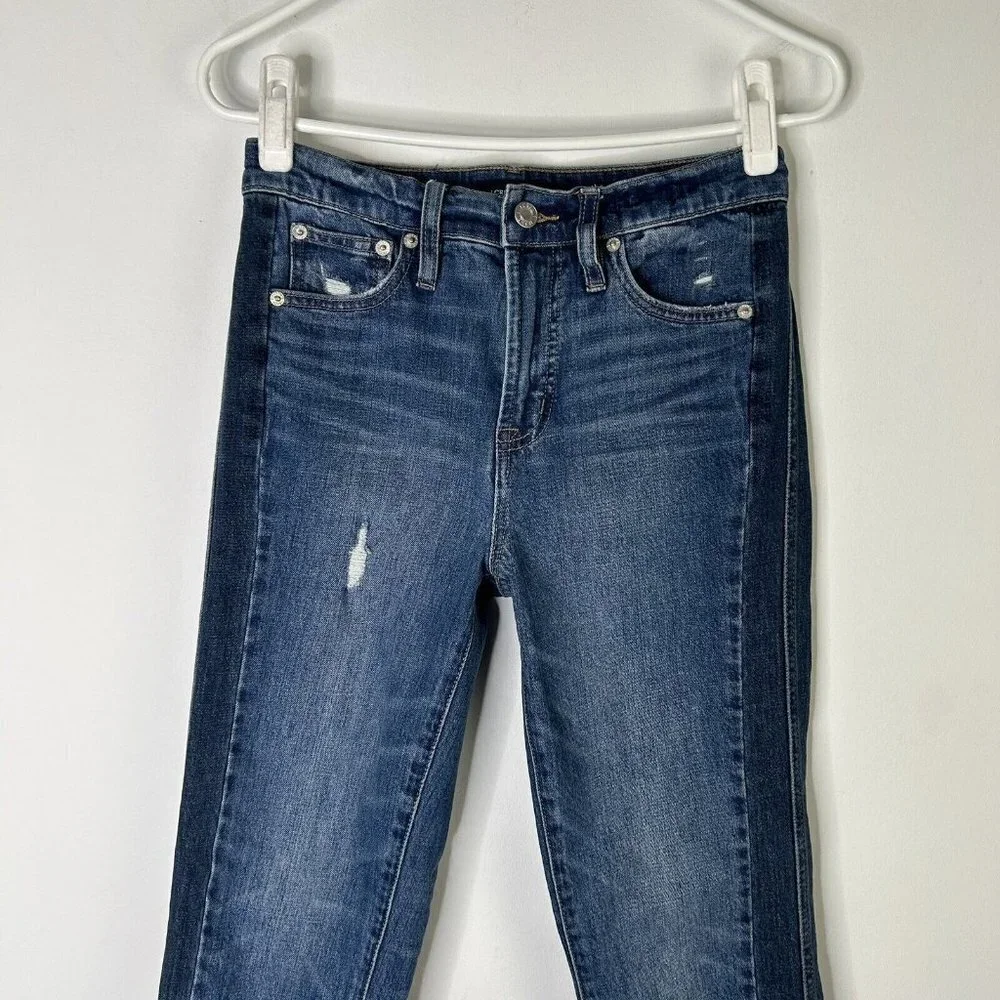 J Crew Vintage Straight‎ Jeans Womens Size 26 Two Tone